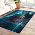 thumbnail image 1 of 4x5 Nautical Rugs for Bedroom Living Room, Fantasy Boy Area Rug for Home Decor, Soft Machine Washable Non Slip Low Pile Indoor Carpet DTSX1053, 1 of 7