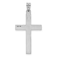 thumbnail image 4 of Charms Collection 14k White Laser Etched Cross Charm, 4 of 4