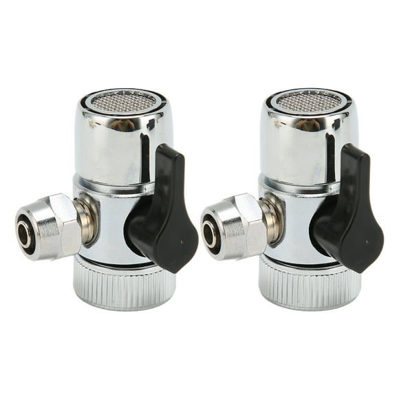 Oubit Sink Faucet Diverter Valve,3pcs G3/8 In Sink Water Tap Diverter Sink Faucet Adapter Effortless Installation