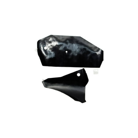 Rear Coupe Door Panel - Eckler's Premier Products 50206362 Chevelle Door Panel Water Shields Front & Rear 2Door Coupe