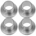 thumbnail image 2 of OUNONA 4-Pack Round Flanges Shower Curtain Rod Brackets Stainless Steel Holders for Curtain Rods, 2 of 7
