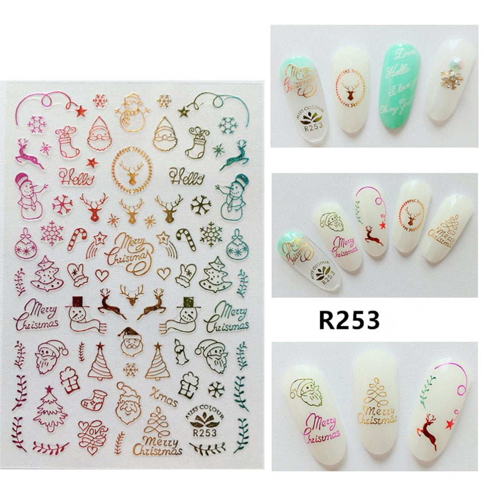 Newest Upgraded MISS COLOUR Christmas Nail Sticker Nail Art Decorations Nail Accesoires Christmas Decal Manicure Design Nail Tool R253 | Walmart Canada Newest Upgraded MISS COLOUR Christmas Nail Sticker Nail Art Decorations Nail Accesoires Christmas Decal Manicure Design Nail Tool R253 | Walmart Canada