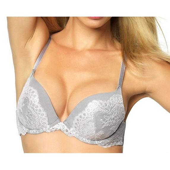 Felina Black Bow Rumour Push Up Bra 159998 Pink Foil 32C