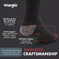 thumbnail image 6 of Wrangler Men's Cushion Crew Socks, Work Socks for Men, Black, 12 Pack, 6 of 7