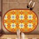 thumbnail image 1 of Granjero Gordo Alfombrilla de baño antideslizante de felpa mullida, accesorio de baño decorativo de 15 x 23 pulgadas (J), 1 of 4