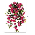 thumbnail image 3 of Nearly Natural 28in. UV Resistant Artificial Bougainvillea Hanging Plant (Indoor/Outdoor) - Set of 2, 3 of 8