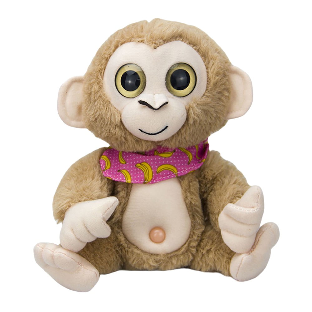 Maxcozy Talking Monkey Plush Toys, Interactive Stuffed Plush Animal Talking Toy Cute Sound