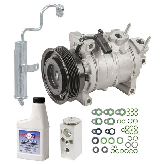 For Jeep Commander 2006 2007 2008 AC Compressor w/ A/C Repair Kit - BuyAutoParts