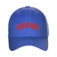 thumbnail image 2 of Daxton International World Countries Baseball Hat Cap Arch Letters, Costa Rica Royal Red, 2 of 4
