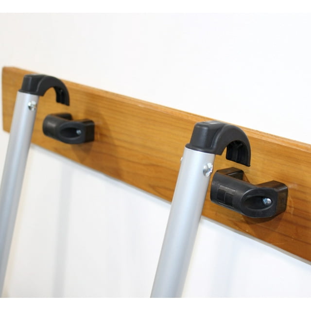 Stromberg Carlson LA-2021460 Échelle Utilitaire Lit Superposé Intérieur; Hauteur de 60 Pouces; 4 Marches; Capacité de Charge de 250 Livres; Échelles Peuvent Être Coupées pour Accès à des Couchettes Plus Courtes; Argent; Aluminium; avec Support