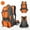 Orange, variant on Kokovifyves 50L Hiking Backpack, Camping Bag, 45+5 Liter Lightweight Backpacking Back Pack
