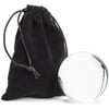 2 Pack Clear Acrylic Fushigi Juggling Balls with Velvet Bag for Beginners