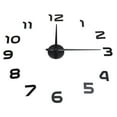thumbnail image 3 of Reloj de pared, diseño de números, reloj de pared silencioso sin marco, reloj de pared sin marco, funcionalidad de alta precisión, 3 of 12