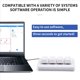 thumbnail image 1 of MK424G Mini Teclado Personalizado de 4 Teclas con Interruptor MecáNico Azul, ConexióN USB de 2,4 G para Juegos de Oficina, Multimedia, Color, 1 of 5