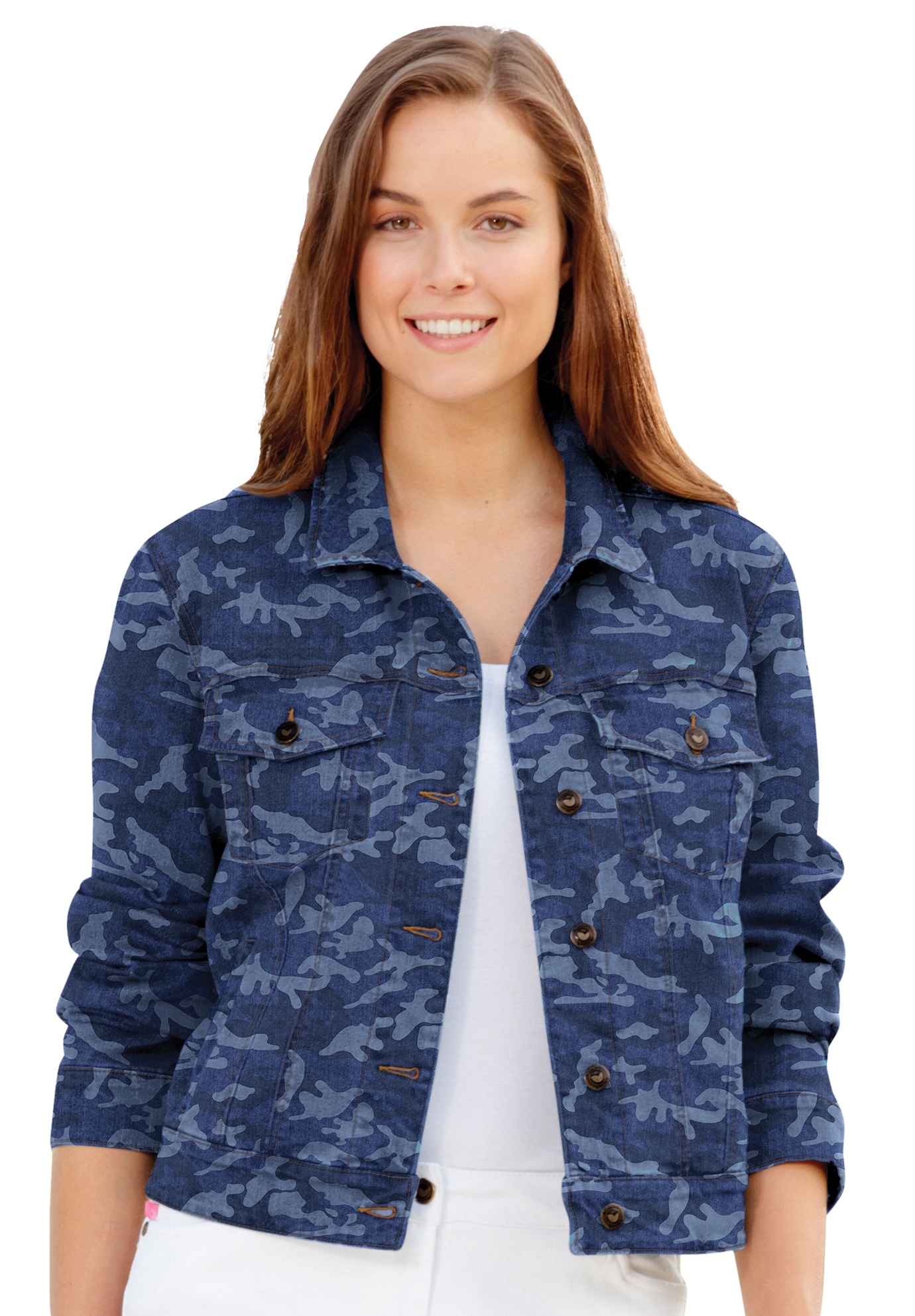 plus size jean jacket walmart