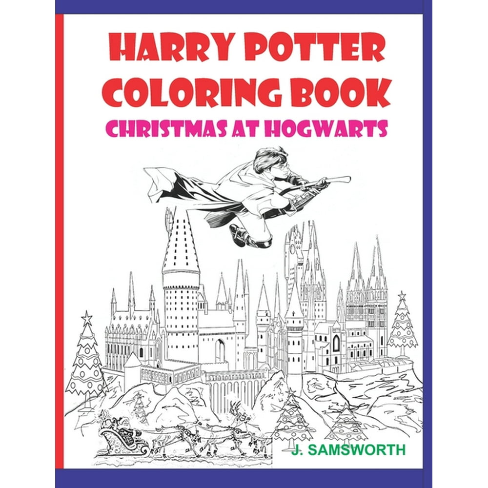 Harry Potter Coloring Book : Christmas At Hogwarts (Paperback ...