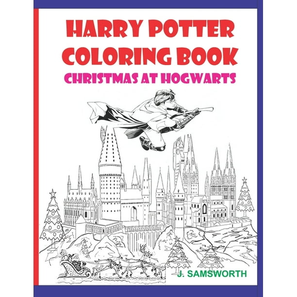Harry Potter Christmas Coloring Book Printable