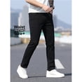 thumbnail image 5 of Colacoor   Men's Jeans Mens Elastic Waist Denim Pants Casual Loose Straight Jeans Rugged & Comfortable Black Jeans, 5 of 7