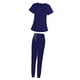 thumbnail image 3 of Traje de uniforme de trabajo de enfermera Fernando conjunto médico para mujer azul oscuro XS, 3 of 8