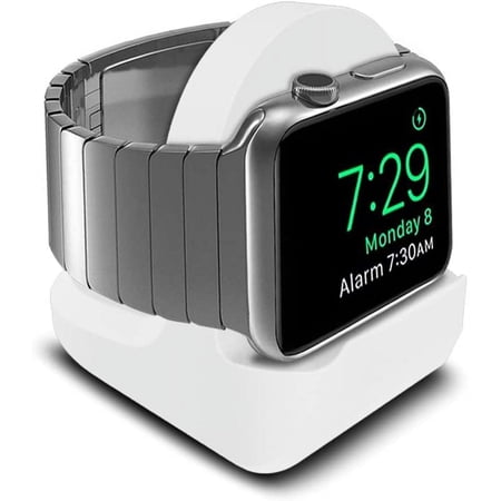 AWINNER Compact Stand Compatible with iWatch Series 3  Series 2  Series 1 - Nightstand Mode Compatible - Support Stand with Integrated Cable Management Slot   38mm & 42mm Compatible (White) price history on PriceWatchPro