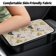 thumbnail image 3 of Yuyamidu Chicken Car Center Console Armrest Cover Yellow Rose Auto Center Console Cushion Accessories Flannel Car Arm Rest Cover Pad Fit for Most SUV Van Truck, 3 of 7