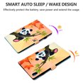 thumbnail image 3 of Allytech Lenovo Tab M10 HD 10.1 Case 2nd Gen TB-X306X TB-X306F, PU Leather Slim Fit Auto Sleep Wake Protection Folio Flip Kickstand Case Cover for Lenovo Tab M10 HD 2nd Gen 2020 Released, Panda, 3 of 6