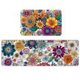 thumbnail image 3 of Carpet Kitchen Carpet And Mat Set 2 Piece Winter Floor Mat Home Decoration for Cozy Spaces 2PCS, 3 of 4