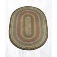 thumbnail image 3 of Home Indoor Decorative Jute C-051 Fir, Ivory Braided Rug, Oval 3' x 5', 3 of 5