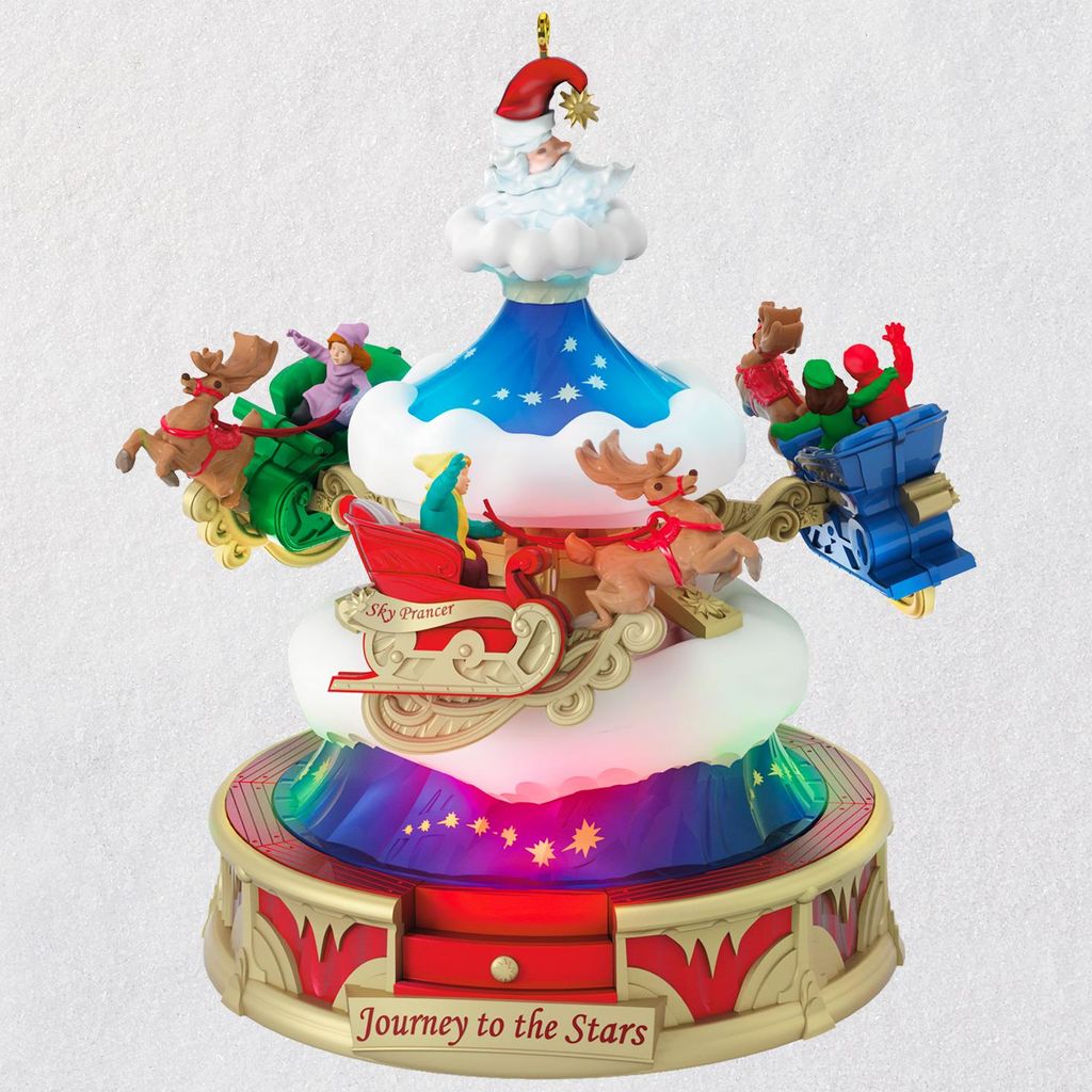 Hallmark Ornament 2018 Christmas Carnival #1 Journey to the Stars *INTERACTIVE Light, Sound 