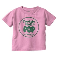 Retro Flavor Watermelon Tootsie Pop Toddler Boy Girl T Shirt Infant Toddler Brisco Brands 12M