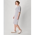 thumbnail image 3 of Hanes Essentials Women's T-Shirt Dress, Cotton Light Steel, 3 of 8