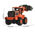 thumbnail image 3 of Realistic Pull Back Forklift Toy for Toddlers, Durable Alloy Construction Vehicle Heavy Equipment Toy Mimics Real Dump Truck Bulldozer and Excavator Action for Indoor or Outdoor Play, 3 of 6