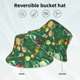 thumbnail image 5 of Kll Vegan Bucket Hat For Women Men Packable Travel Beach Sun Hat Outdoor Rave Accessories Reflective Fisherman Cap, 5 of 9