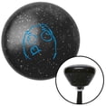 thumbnail image 1 of Blue Concentrated Black Retro Metal Flake Shift Knob with M16 x 1.5 Insert Shifter, 1 of 1