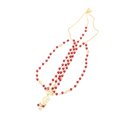 thumbnail image 3 of EeaseMX 1 diadema con borlas y cadena para la cabeza, estilo retro, para mujer (rojo), 3 of 7