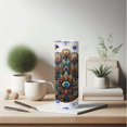 thumbnail image 3 of 20 oz Skinny Tumbler Stainless Steel Slim Insulated Tumblers Straight Tumbler Cups Coffee Mug Thermal Travel Cup with Lid, Christmas Birthday Witchy Gifts for Women, Celestial Hamsa Hand Evil Eye, 3 of 7