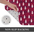 thumbnail image 6 of Disketp white Tree red plaid Mat for Front Door Outside - Doormat Outdoor Entrance - Welcome Mats Outdoor,Outside Entry and Outdoor Entrance 16''x24'', 6 of 7