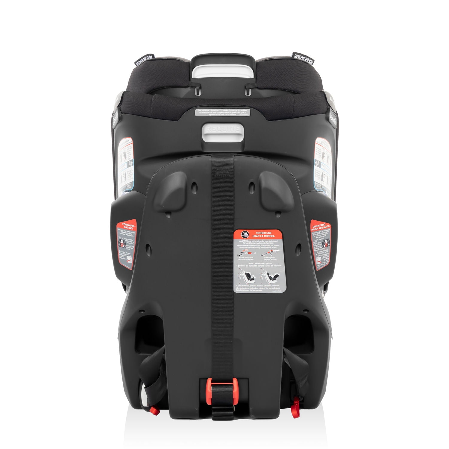 Gold Revolve360 Slim 2-in-1 Rotational Car Seat with SensorSafe (Obsidian)