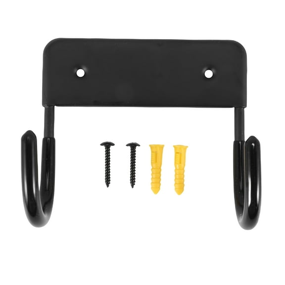 Ironing Board Hanger, Hook, Wall Mounted Holder, Large & Small (Matte Black)