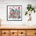 thumbnail image 2 of 5D DIY Kit Con Forma Especial Parcial Casa Corazón 30x30cm, 2 of 9