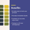 thumbnail image 2 of Enzymedica pH Test Strips, Urine pH Testing Kit, Fast Results, Accurate Acid & Alkaline Balance Monitor, Easy Roll Dispenser with Color Chart, 120 Count, 2 of 5