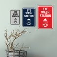 thumbnail image 2 of Portrait Round Eye Wash Station Sign (Red) - Medium, 2 of 5
