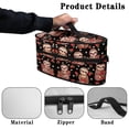 thumbnail image 5 of HELLHERO Dustproof Travel Iron Storage Bag Sloth Zipper Closure Garment Steamer Box Travel Steamer Holder Business Trip, Case Only, 5 of 6