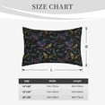 thumbnail image 4 of Zufioo Lavender Flowers Print Double-sided Plush Pillow Cover,Decorative Pillow Protector without Pillow Core, Suitable for Sofa, Bedroom, Car-16"x24", 4 of 6