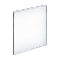Azar 22" x 17" Vertical Wall Mount Acrylic Sign Holder Clear 10/Pack 162728