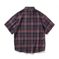 thumbnail image 4 of Leesechin Men Summer Plaid Button Shirt: Short Sleeve Casual Collar Clothing with Pocket, 4 of 4