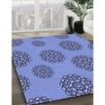 thumbnail image 2 of Ahgly Company Indoor Rectangle Patterned Denim Blue Area Rugs, 7' x 9', 2 of 6