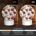 thumbnail image 3 of Pofeuu Rose Flowers Print LED Christmas Night Light Lamp Base Gift DIY 3D Clear Acrylic Blank Engrave Sheets for Room Cafe Bar Birthday Party Decoration, 3 of 9