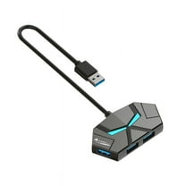 7 Ports USB 3.0 HUB Docking Station Splitter Adapter 5Gbps High Speed Transmission for Laptop Computer