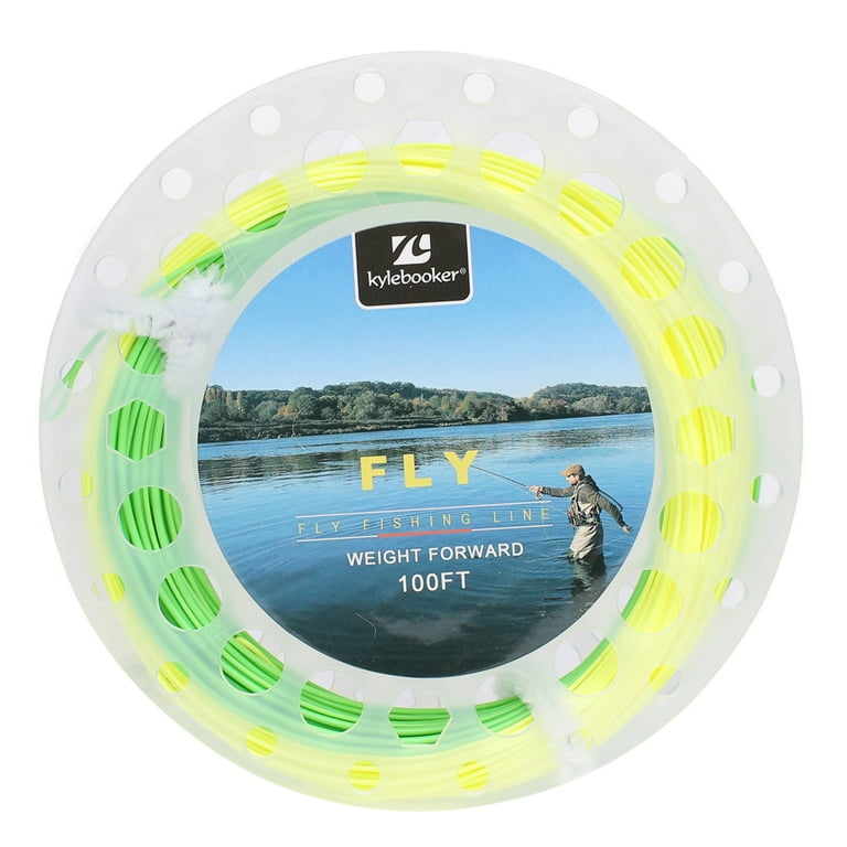 Kylebooker Fly Fishing Line with Welded Loop Floating Weight Forward Fly  Lines 100FT WF 3 4 5 6 7 8